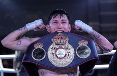 Imagen de Facundo Garc&iacute;a, Campe&oacute;n Continental Am&eacute;ricas Supermosca AMB al vencer al chileno Andr&eacute;s Campos