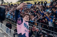 Colapinto fue parte de una exhibici&oacute;n organizada en el barrio de Palermo.