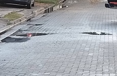 Una de las fotos posteadas por la vecina en su cuenta de Facebook.