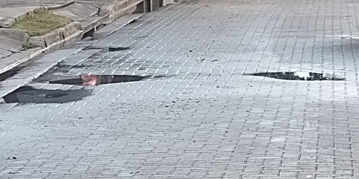 Una de las fotos posteadas por la vecina en su cuenta de Facebook.