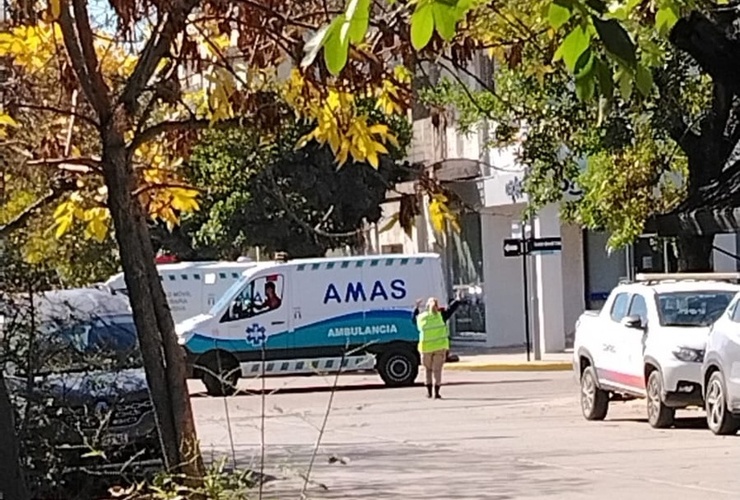 Imagen de Accidente en zona centro: Un ciclista resultó afectado Imagen de Accidente en zona centro: Un ciclista resultó afectado