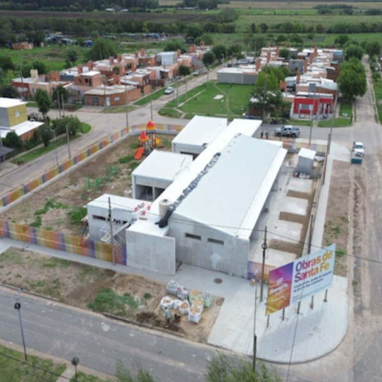 Imagen de La Provincia avanza con la finalizaci&oacute;n del jard&iacute;n de infantes de barrio San Cayetano en Villa Constituci&oacute;n