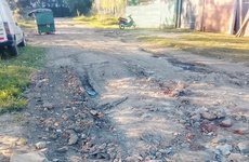 Imagen de Reclamo por el estado de las calles en el Barrio Playa Hermosa