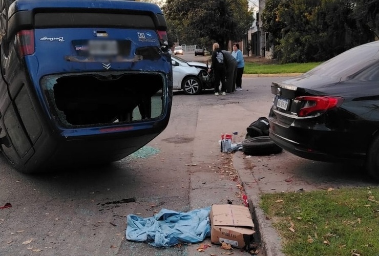El siniestro vial que conmocion&oacute; a la ciudad hace pocos d&iacute;as atr&aacute;s.