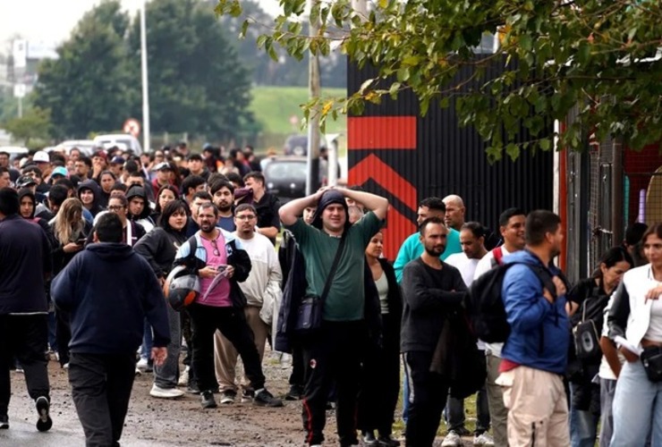 Imagen de Buscaban 60 personas y mas de 4 mil hicieron fila para trabajar en un frigorífico que crece con ventas de media res Imagen de Buscaban 60 personas y mas de 4 mil hicieron fila para trabajar en un frigorífico que crece con ventas de media res