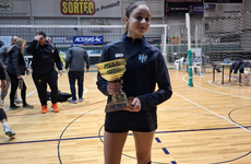 Imagen de Clara Tisone, jugadora de Uni&oacute;n, convocada a la Selecci&oacute;n de Rosario Sub-16 de V&oacute;ley