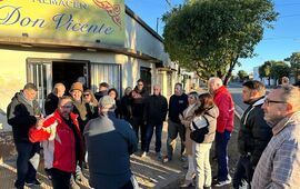 Se juntaron en Ruta 21 y 9 de Julio