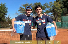 Imagen de Pre Interclubes: La dupla Moresi de Talleres, se coronaron Campeones en 3era categor&iacute;a Dobles Caballeros