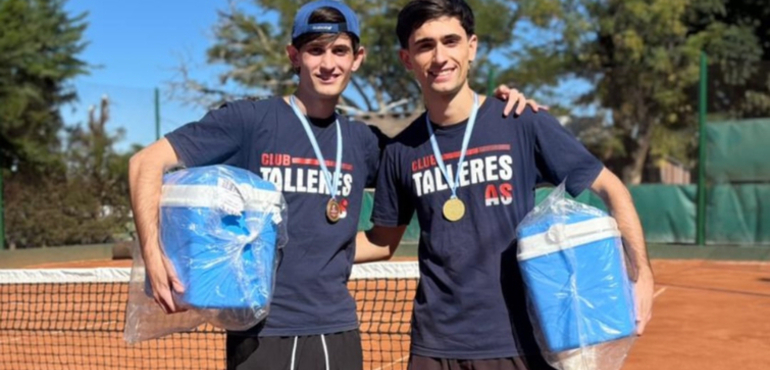 Imagen de Pre Interclubes: La dupla Moresi de Talleres, se coronaron Campeones en 3era categor&iacute;a Dobles Caballeros