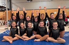 Imagen de Gimnastas de Uni&oacute;n, se destacaron con buenas actuaciones en el 1er torneo nivel E en Rosario
