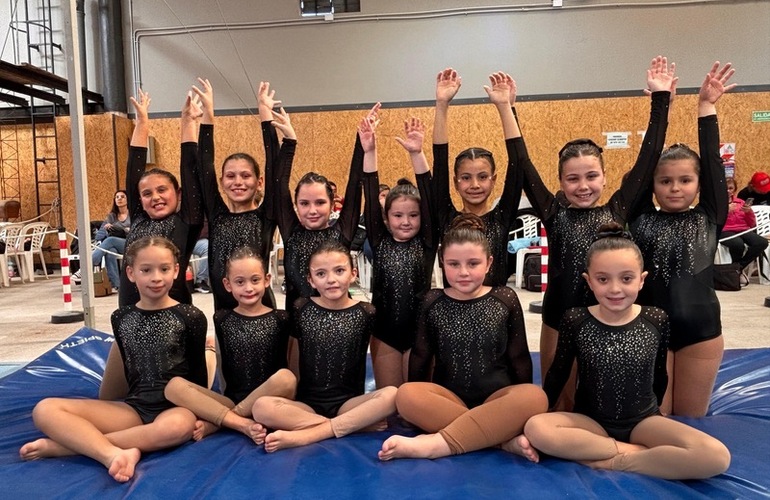 Imagen de Gimnastas de Uni&oacute;n, se destacaron con buenas actuaciones en el 1er torneo nivel E en Rosario