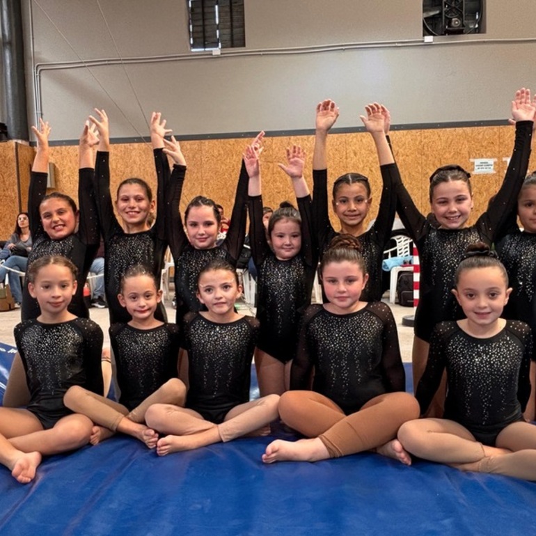Imagen de Gimnastas de Uni&oacute;n, se destacaron con buenas actuaciones en el 1er torneo nivel E en Rosario