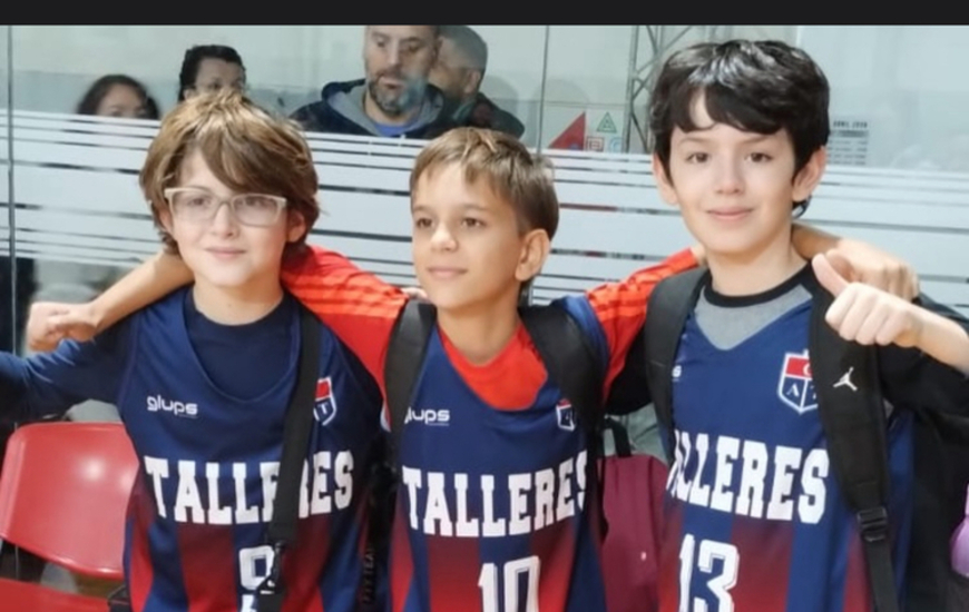 Imagen de Tres j&oacute;venes basquetbolistas de Talleres, fueron convocados a la Pre Selecci&oacute;n Rosarina U11