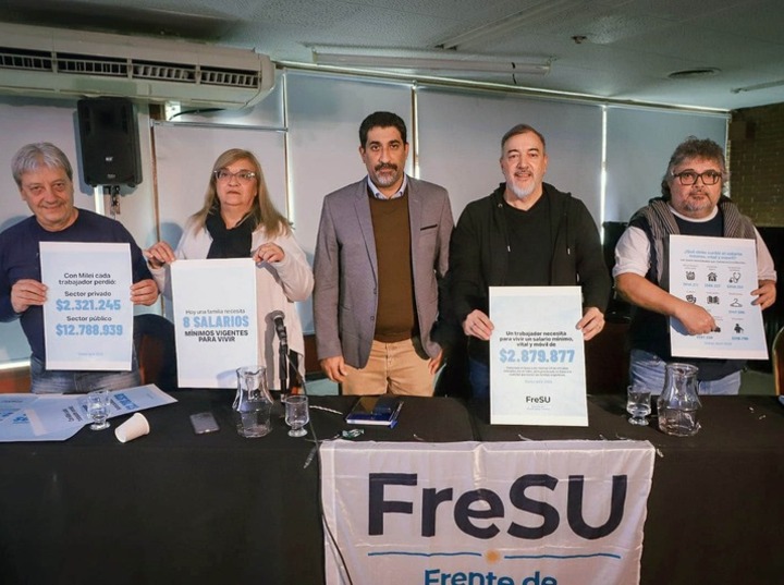 Imagen de El FreSU reclama un salario m&iacute;nimo vital y m&oacute;vil de $2.879.877