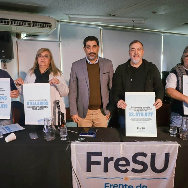 Imagen de El FreSU reclama un salario m&iacute;nimo vital y m&oacute;vil de $2.879.877