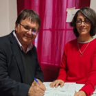 Imagen de Albarellos rubric&oacute; convenio destinado a programas contra la violencia de g&eacute;nero
