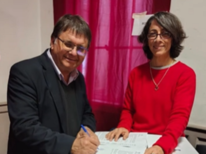 Imagen de Albarellos rubric&oacute; convenio destinado a programas contra la violencia de g&eacute;nero