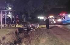 Imagen de Ruta 21: Un autom&oacute;vil volc&oacute; y termin&oacute; en la zanja