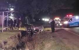 Imagen de Ruta 21: Un autom&oacute;vil volc&oacute; y termin&oacute; en la zanja