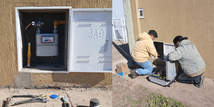 Se trata de usuarios que habitan en calle Santa Fe 132