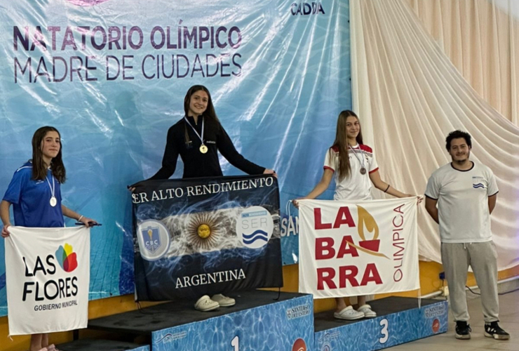 Imagen de Paloma Pollacchi, fue 3&ordm; puesto nacional en Pecho en el Campeonato de Cadetes en Santiago del Estero