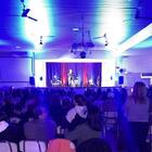 Los alumnos subieron al escenario del Centro de Jubilados y Pensionados de AS