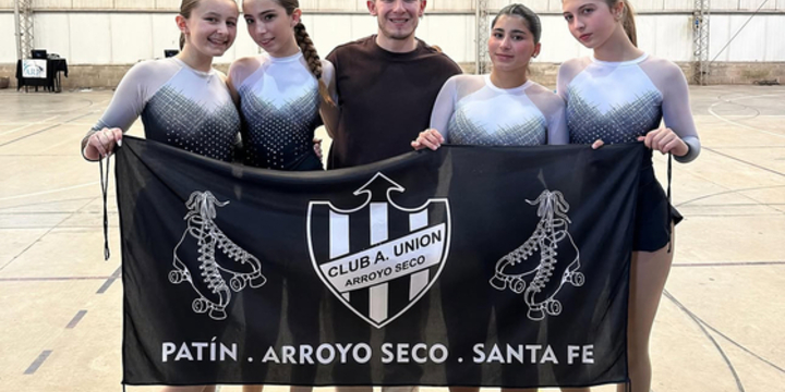 Imagen de Buenos desempe&ntilde;os de patinadoras de Uni&oacute;n en el 3&ordm; torneo cat. B en San Lorenzo