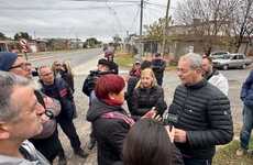 El intendente Daniel Tonelli arrib&oacute; junto a miembros de su gabinete.