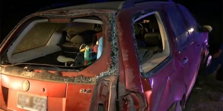 El estado del automovil anunciaba lo dram&aacute;tico del caso.