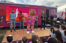 Imagen de Juegos Suramericanos: el tour interactivo fue en el Paseo Juan Ascierto con presencia de deportistas ol&iacute;mpicos locales