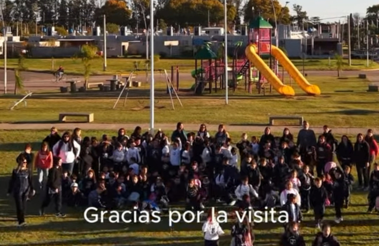 Imagen de 150 chicos de la Escuela Sagrado Coraz&oacute;n de V.G.G. recorrieron diferentes espacios de General Lagos