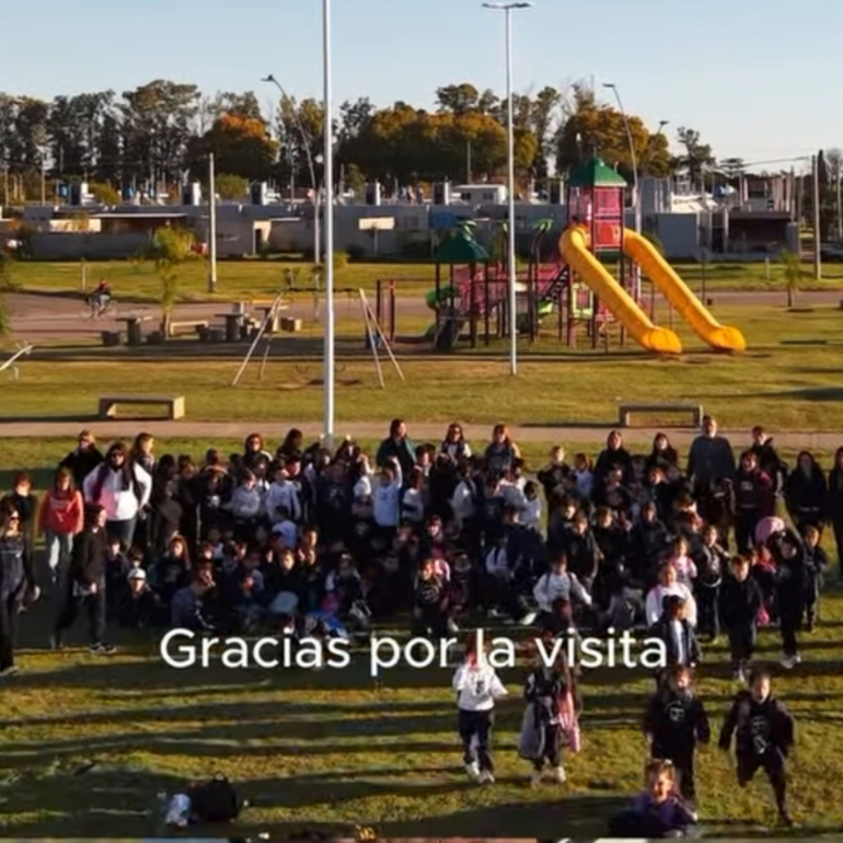 Imagen de 150 chicos de la Escuela Sagrado Coraz&oacute;n de V.G.G. recorrieron diferentes espacios de General Lagos
