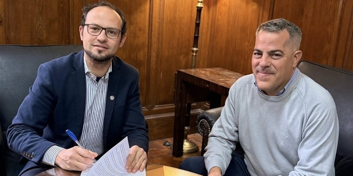 Imagen de Pueblo Esther firm&oacute; un convenio con la UNR para realizar un estudio t&eacute;cnico integral sobre el Canal Urbano