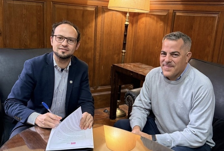 Imagen de Pueblo Esther firm&oacute; un convenio con la UNR para realizar un estudio t&eacute;cnico integral sobre el Canal Urbano