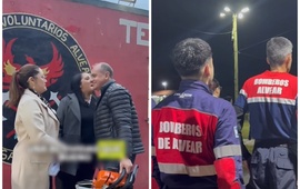 Imagen de Alvear homenaje&oacute; a los bomberos en su d&iacute;a