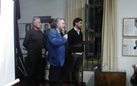 Los representantes de Worms y Calzin, tambi&eacute;n expusieron en la audiencia p&uacute;blica