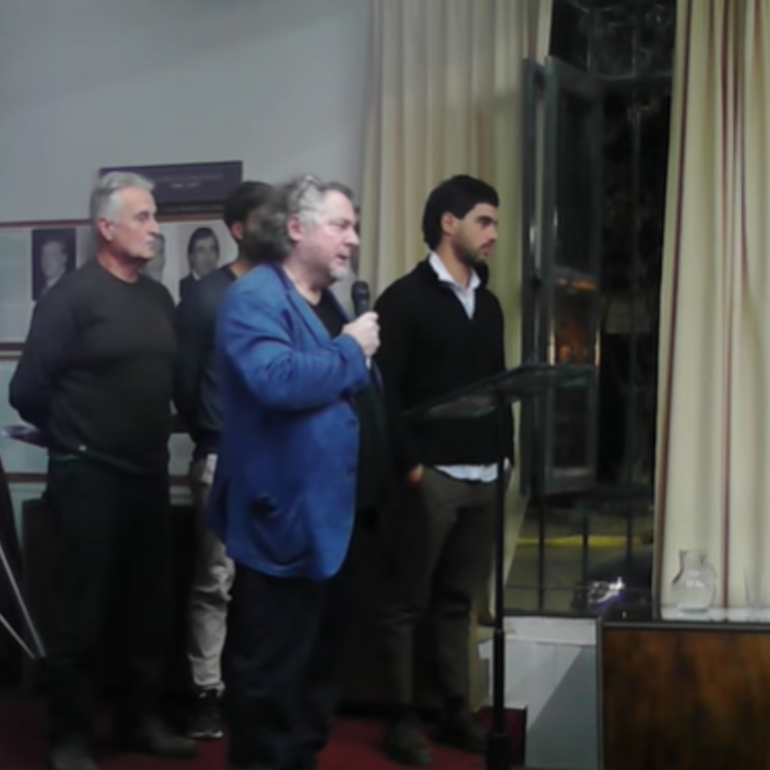 Los representantes de Worms y Calzin, tambi&eacute;n expusieron en la audiencia p&uacute;blica