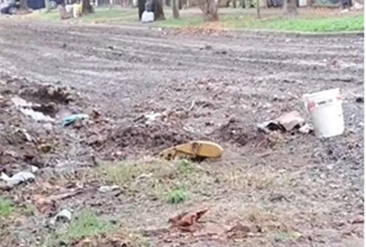 Imagen de Vecinos de calle Lisandro de la Torre al 1100 reclaman por el estado de la cuadra tras una obra inconclusa