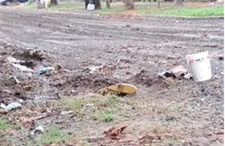 Imagen de Vecinos de calle Lisandro de la Torre al 1100 reclaman por el estado de la cuadra tras una obra inconclusa