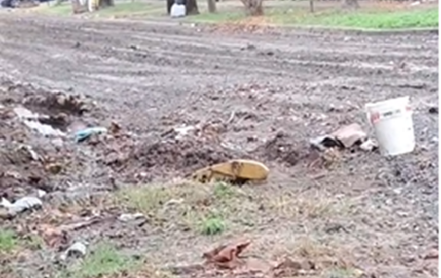 Imagen de Vecinos de calle Lisandro de la Torre al 1100 reclaman por el estado de la cuadra tras una obra inconclusa
