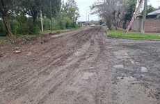 Intransitable. La imagen habla por s&iacute; misma, los vecinos no pueden salir de sus casas.