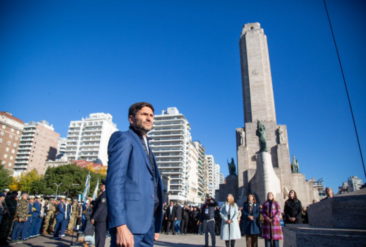 Imagen de D&iacute;a de la Bandera sin Milei en Rosario: pocas chances de su presencia y fuerte protagonismo de Pullaro con obras terminadas