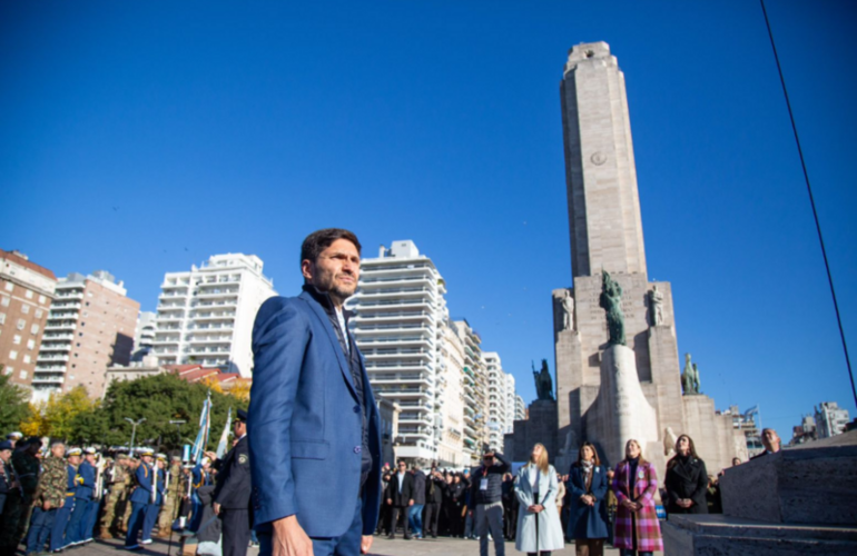 Imagen de D&iacute;a de la Bandera sin Milei en Rosario: pocas chances de su presencia y fuerte protagonismo de Pullaro con obras terminadas