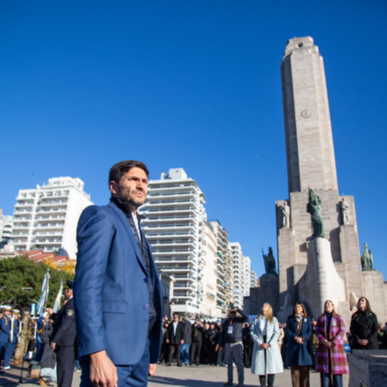 Imagen de D&iacute;a de la Bandera sin Milei en Rosario: pocas chances de su presencia y fuerte protagonismo de Pullaro con obras terminadas