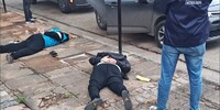 El arresto en la costanera rosarina del martes por la tarde.