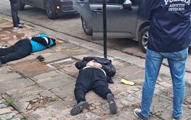 El arresto en la costanera rosarina del martes por la tarde.