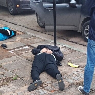 El arresto en la costanera rosarina del martes por la tarde.
