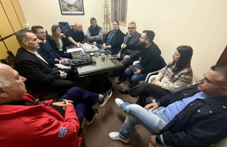 El encuentro se desarrollaba esta ma&ntilde;ana.