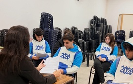 La actividad fue realizada de forma conjunta entre alumnos de 5&deg; a&ntilde;os y el &aacute;rea de Desarrollo Social.
