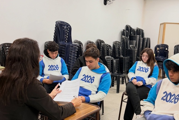 La actividad fue realizada de forma conjunta entre alumnos de 5&deg; a&ntilde;os y el &aacute;rea de Desarrollo Social.